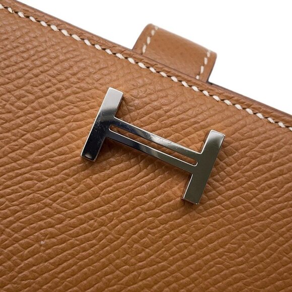 HERMES Bean Soufre Epsom Gold 039785CK 37 - Picture 5 of 12